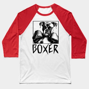 Boxer Dog - 4 Baseball T-Shirt